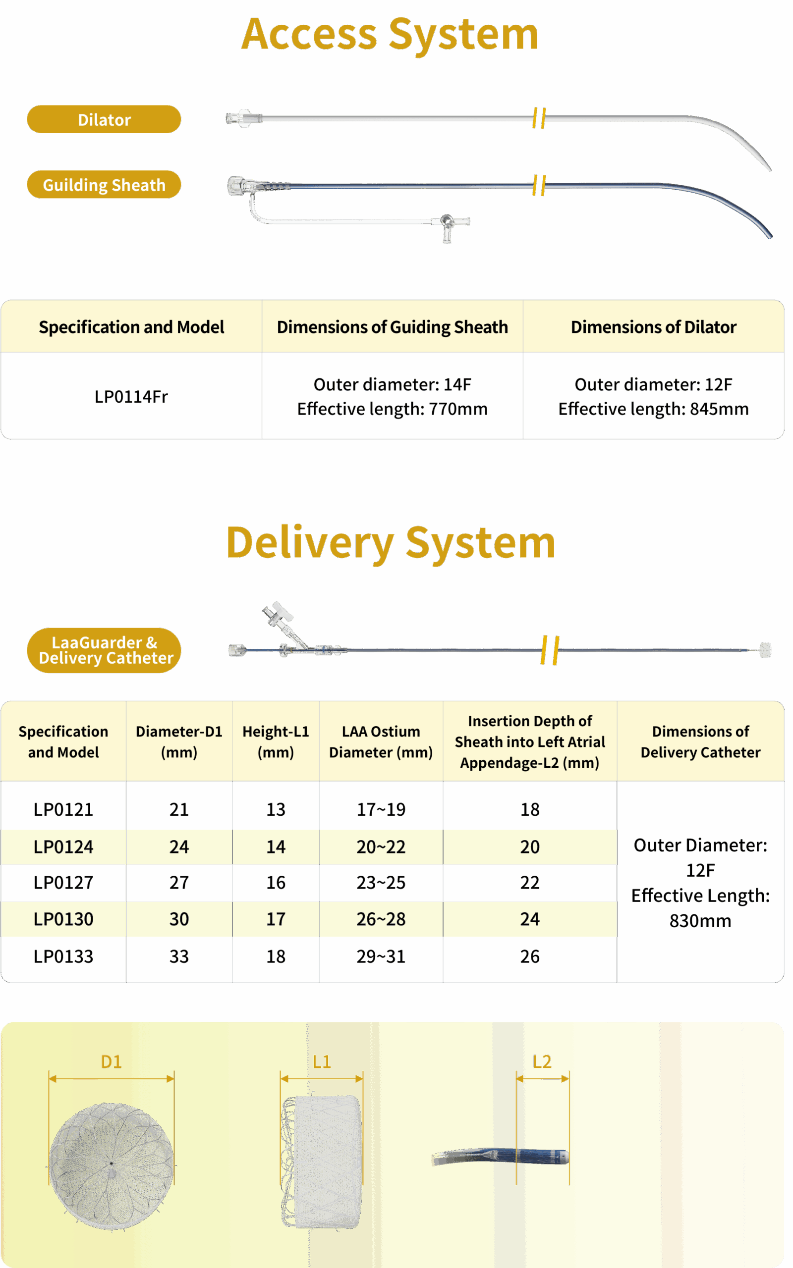 Access, delivery and dimensional references